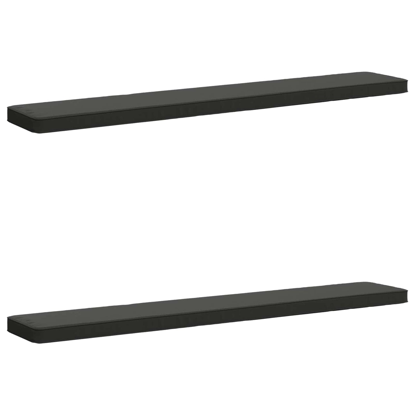 2-Piece Bench Cushions VUGHT 2 pcs 100% Polyester Anthracite