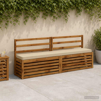 1-Piece Bench Cushion VUGHT 100% Polyester Beige