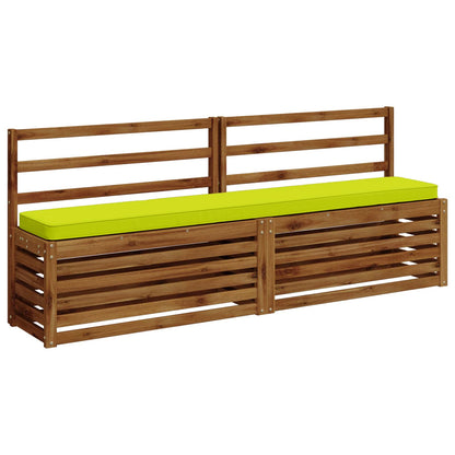 1-Piece Bench Cushion VUGHT 100% Polyester Bright Green
