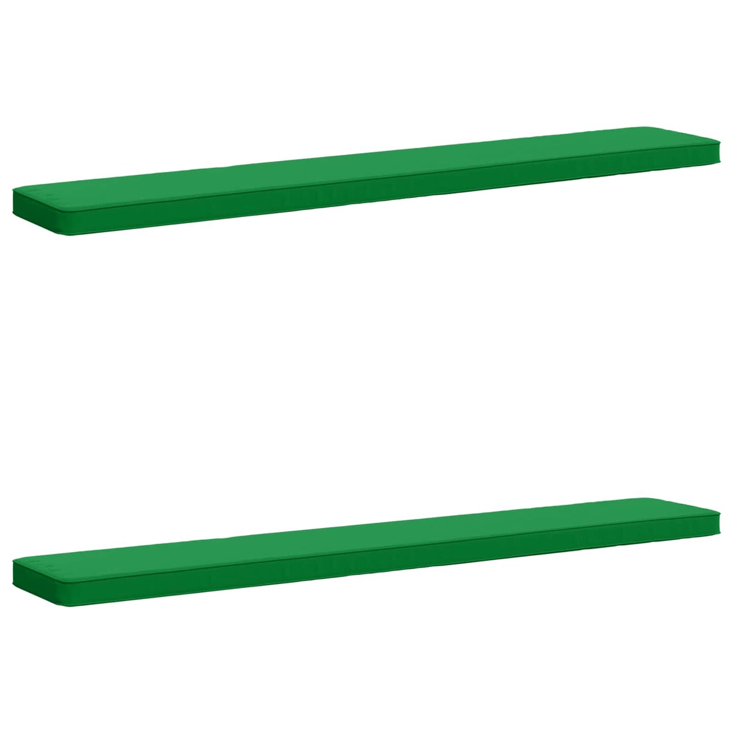 2-Piece Bench Cushions VUGHT 2 pcs 100% Polyester Green