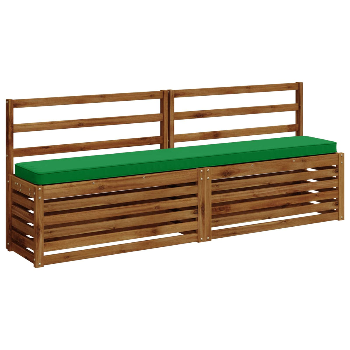 2-Piece Bench Cushions VUGHT 2 pcs 100% Polyester Green