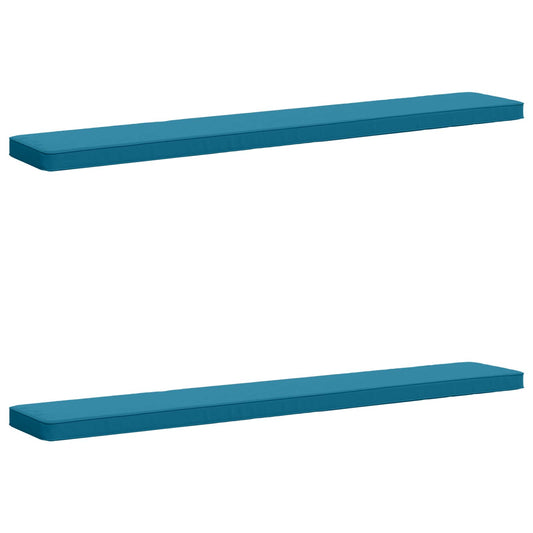 2-Piece Bench Cushions VUGHT 2 pcs 100% Polyester Light Blue