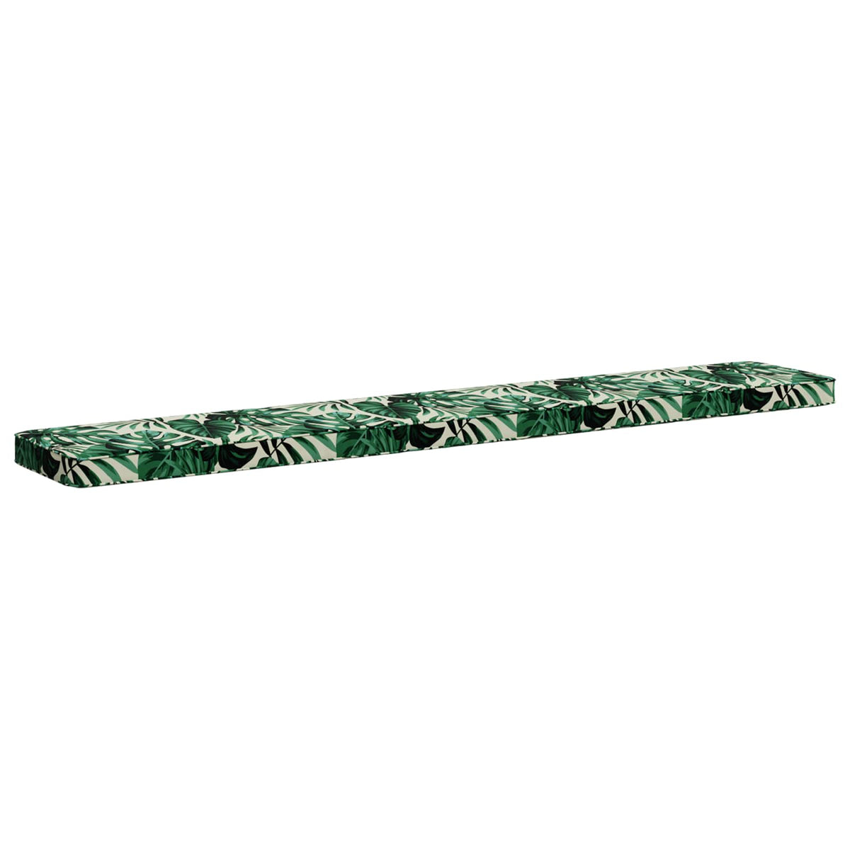 1-Piece Bench Cushion VUGHT 100% Polyester Leaf Pattern