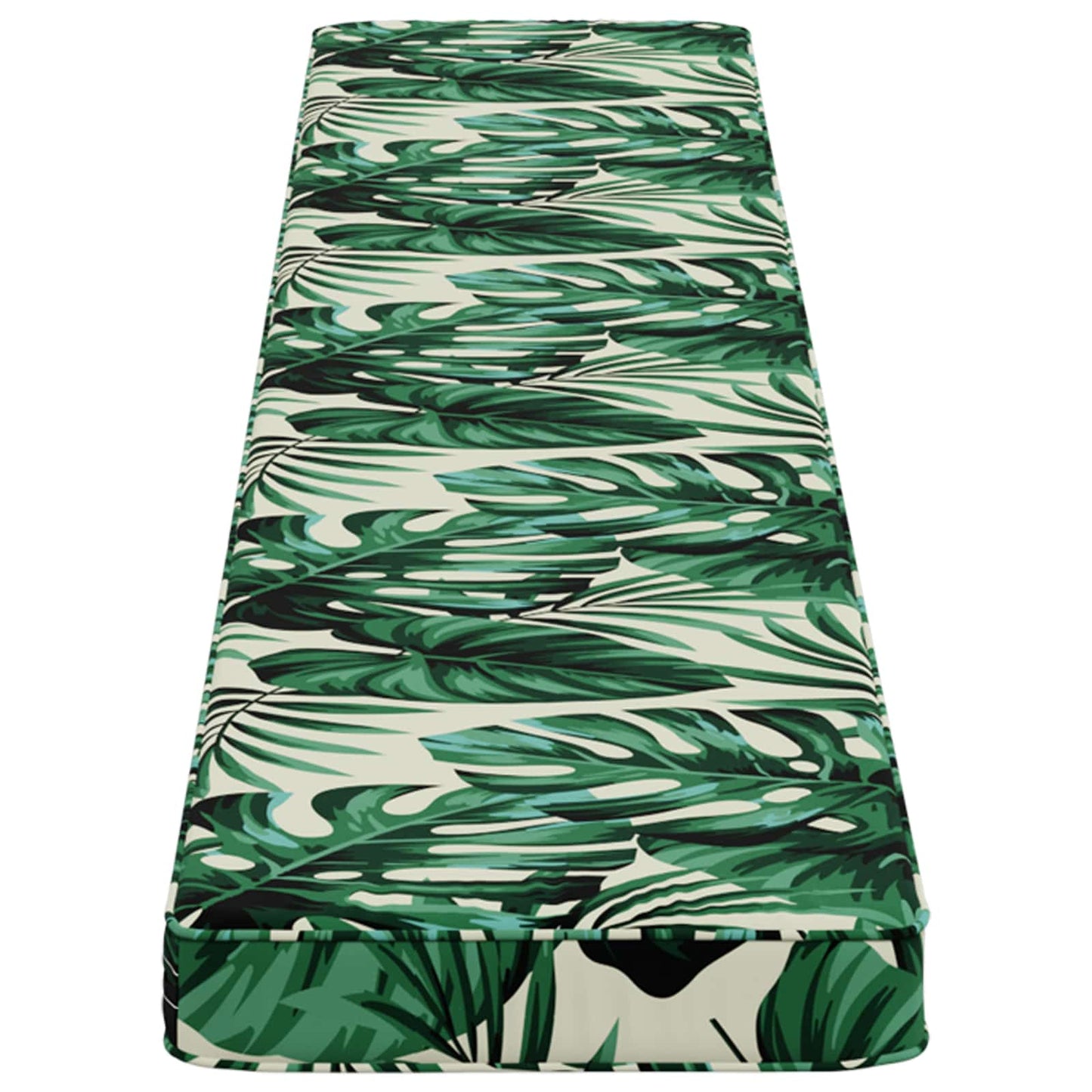 1-Piece Bench Cushion VUGHT 100% Polyester Leaf Pattern