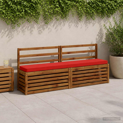 2-Piece Bench Cushions VUGHT 2 pcs 100% Polyester Red