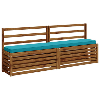1-Piece Bench Cushion VUGHT 100% Polyester Turquoise