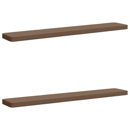 2-Piece Bench Cushions VUGHT 2 pcs 100% Polyester Taupe