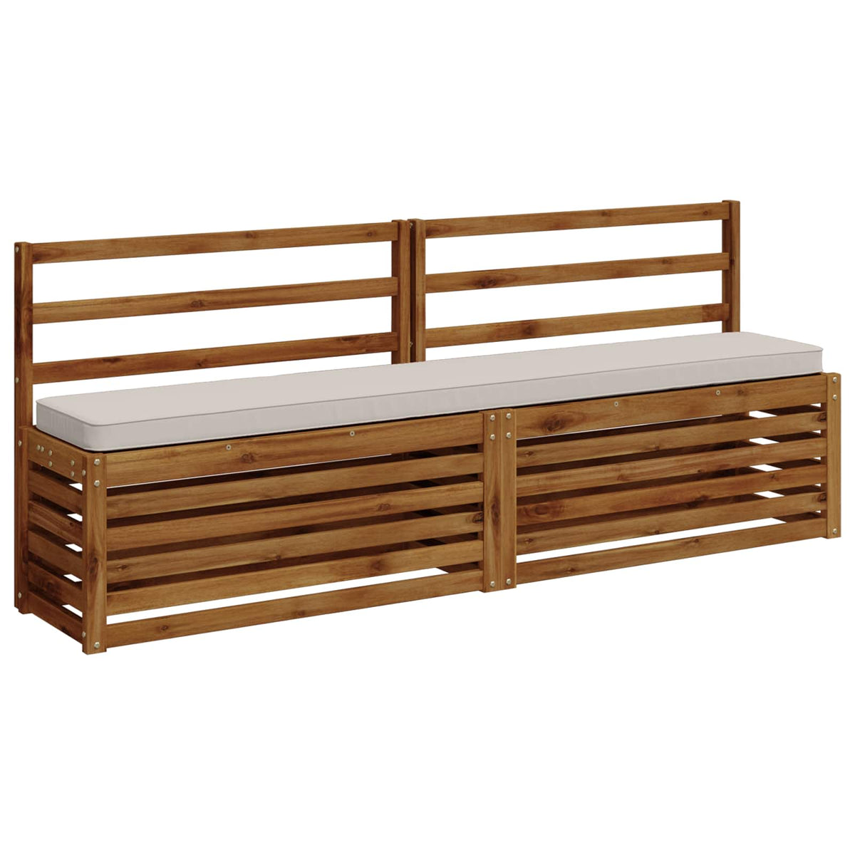 1-Piece Bench Cushion VUGHT 100% Polyester White
