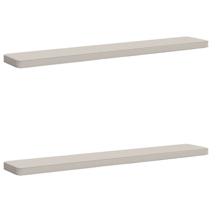 2-Piece Bench Cushions VUGHT 2 pcs 100% Polyester White