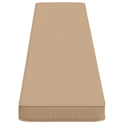 1-Piece Bench Cushion VUGHT 100% Polyester Sand 180 x 30 x 5 cm