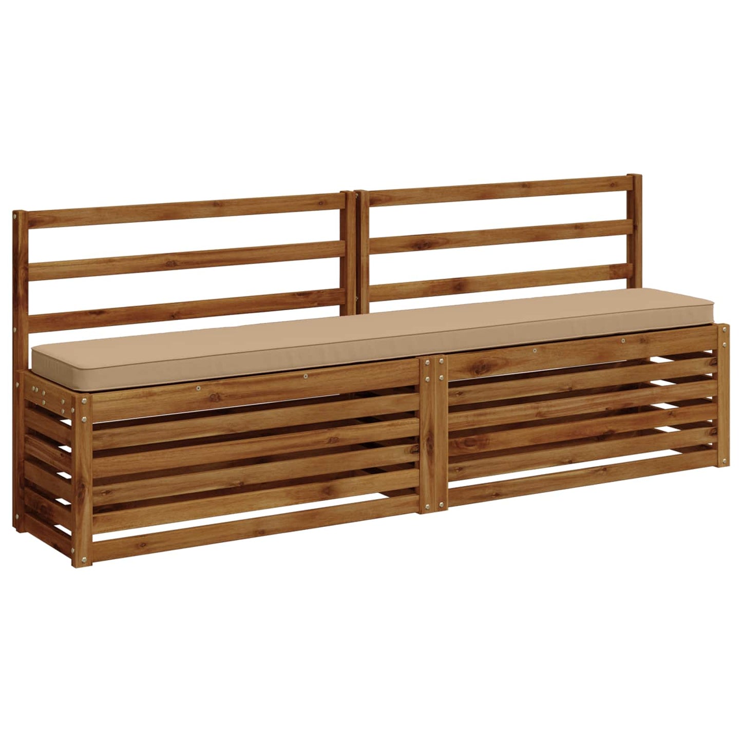 2-Piece Bench Cushions VUGHT 2 pcs 100% Polyester Sand