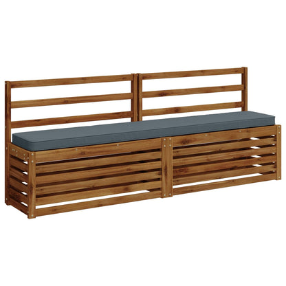 1-Piece Bench Cushion VUGHT 100% Polyester Blue 180 x 30 x 5 cm