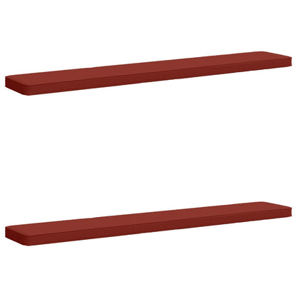 2-Piece Bench Cushions VUGHT 2 pcs 100% Polyester Red
