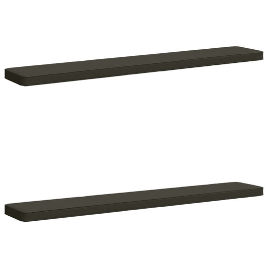2-Piece Bench Cushions VUGHT 2 pcs 100% Polyester Anthracite
