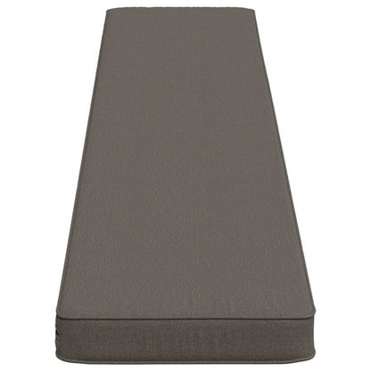 1-Piece Bench Cushion VUGHT 100% Polyester Grey 180 x 30 x 5 cm