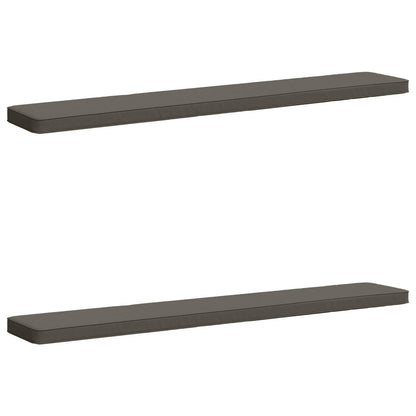 2-Piece Bench Cushions VUGHT 2 pcs 100% Polyester Grey