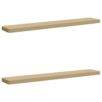 2-Piece Bench Cushions VUGHT 2 pcs 100% Polyester Beige