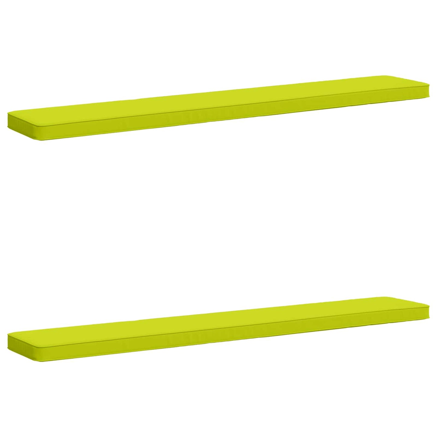 2-Piece Bench Cushions VUGHT 2 pcs 100% Polyester Bright Green