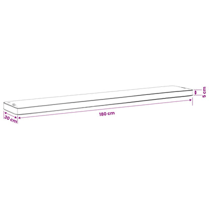 2-Piece Bench Cushions VUGHT 2 pcs 100% Polyester Bright Green