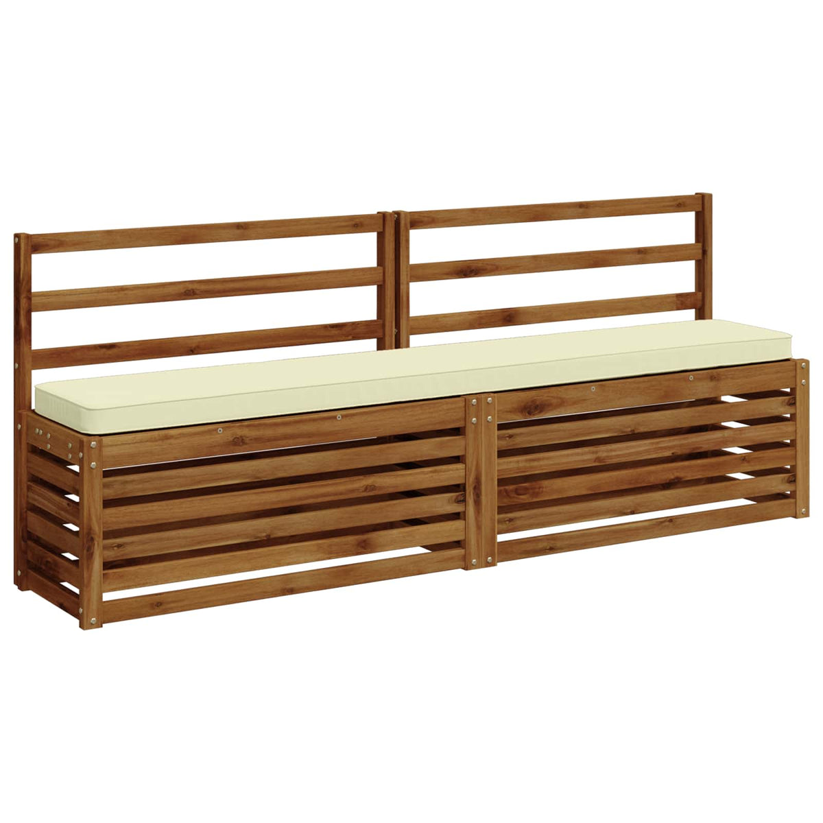 1-Piece Bench Cushion VUGHT 100% Polyester Cream