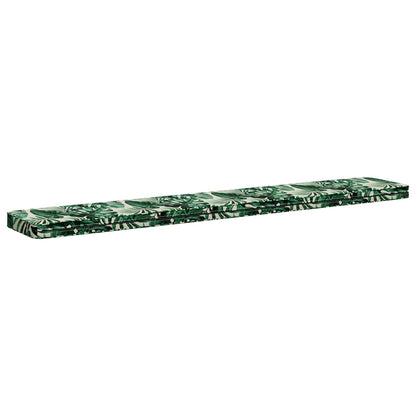 1-Piece Bench Cushion VUGHT 100% Polyester Leaf Pattern