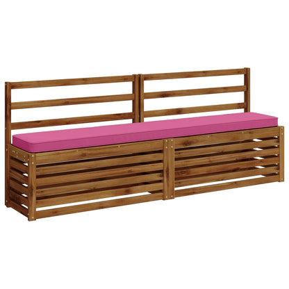 1-Piece Bench Cushion VUGHT 100% Polyester Pink 180 x 30 x 5 cm