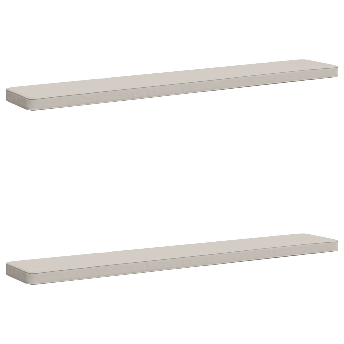 2-Piece Bench Cushions VUGHT 2 pcs 100% Polyester White