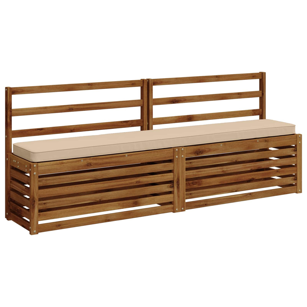 1-Piece Bench Cushion VUGHT 100% Polyester Cream