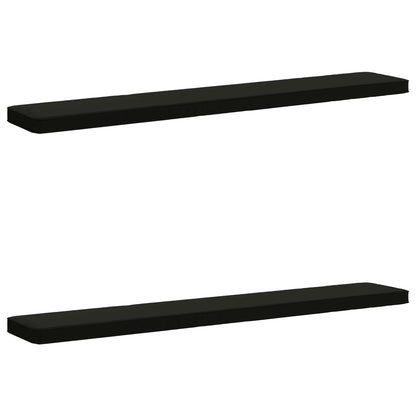 2-Piece Bench Cushions VUGHT 2 pcs 100% Polyester Black