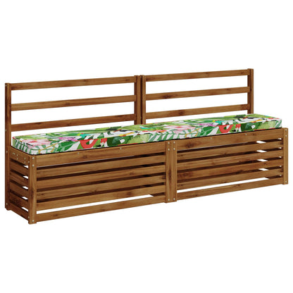 1-Piece Bench Cushion VUGHT 100% Polyester Multicolour