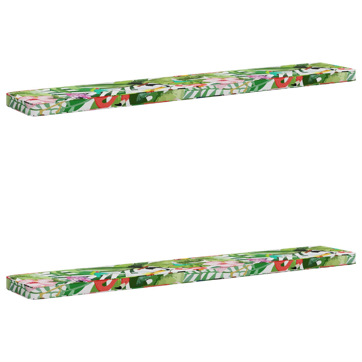 2-Piece Bench Cushions VUGHT 2 pcs 100% Polyester Multicolour