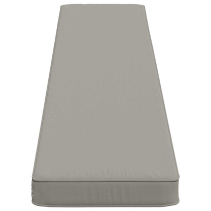2-Piece Bench Cushions VUGHT 2 pcs 100% Polyester Grey