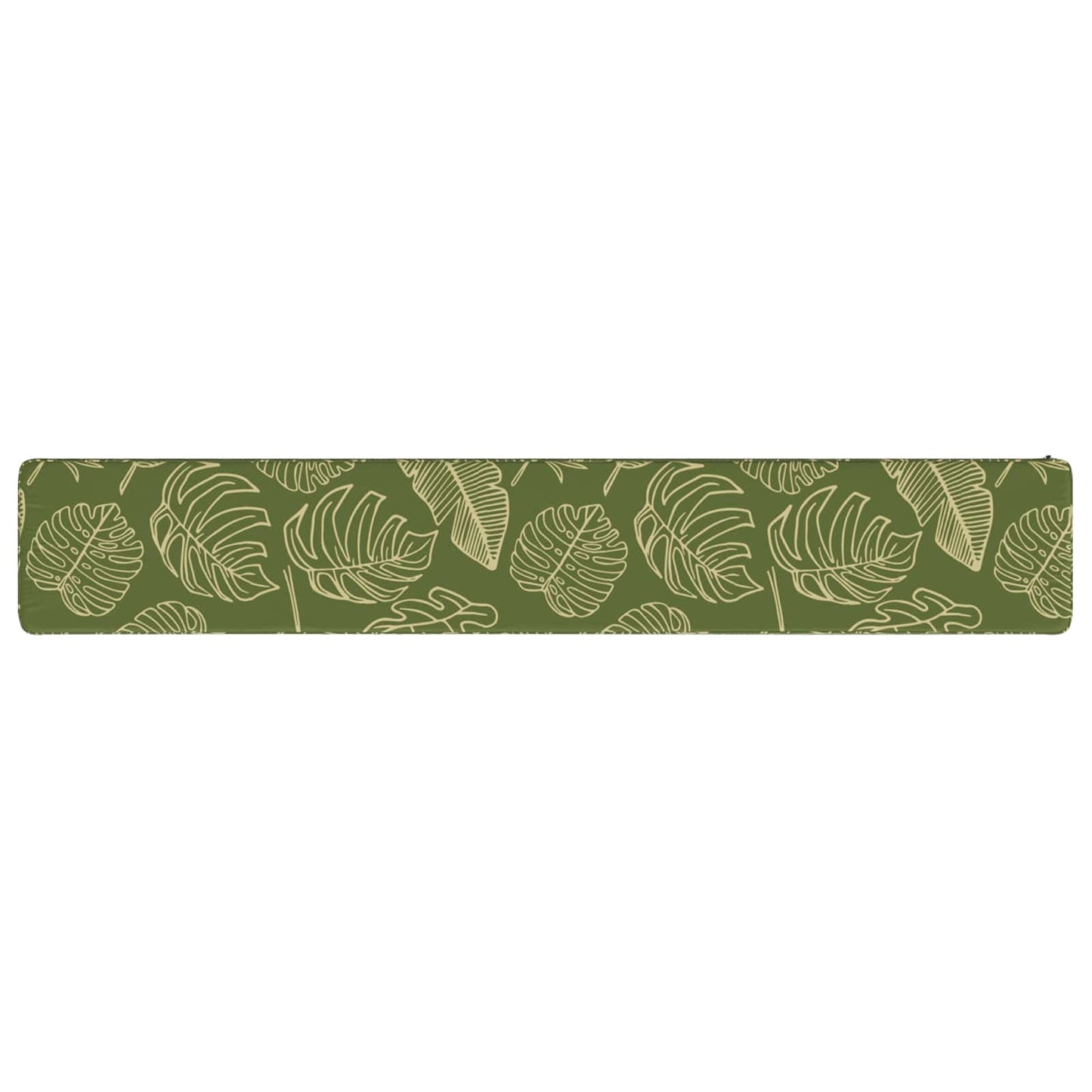 1-Piece Bench Cushion VUGHT 100% Polyester Leaf Design