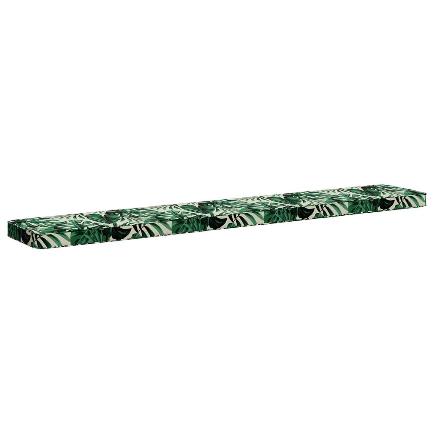 1-Piece Bench Cushion VUGHT 100% Polyester Leaf Pattern