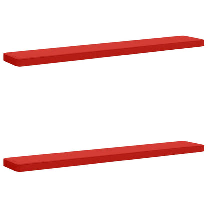 2-Piece Bench Cushions VUGHT 2 pcs 100% Polyester Red