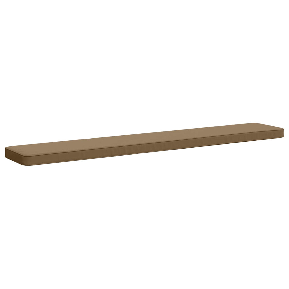 2-Piece Bench Cushions VUGHT 2 pcs 100% Polyester Taupe