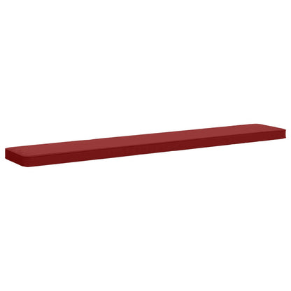 1-Piece Bench Cushion VUGHT 100% Polyester Wine Red