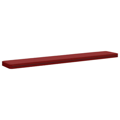 1-Piece Bench Cushion VUGHT 100% Polyester Wine Red