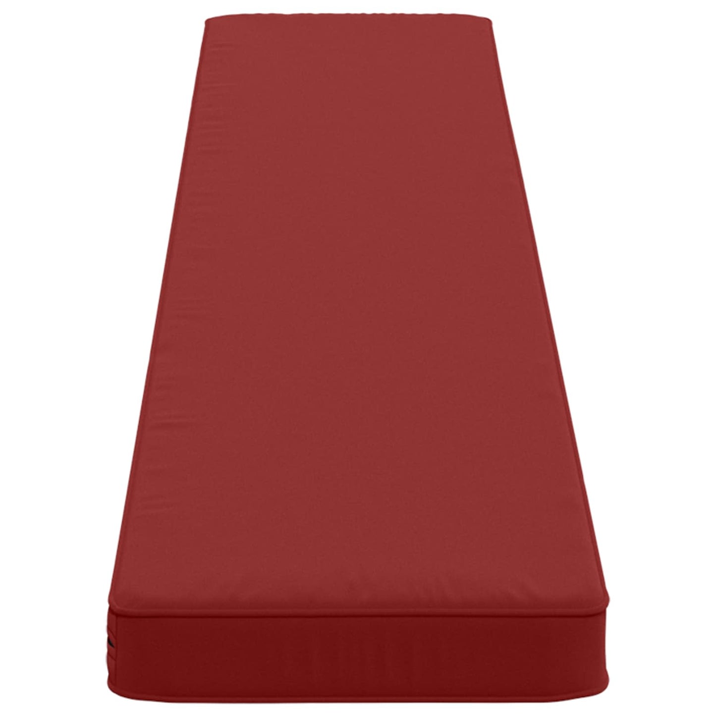 1-Piece Bench Cushion VUGHT 100% Polyester Wine Red