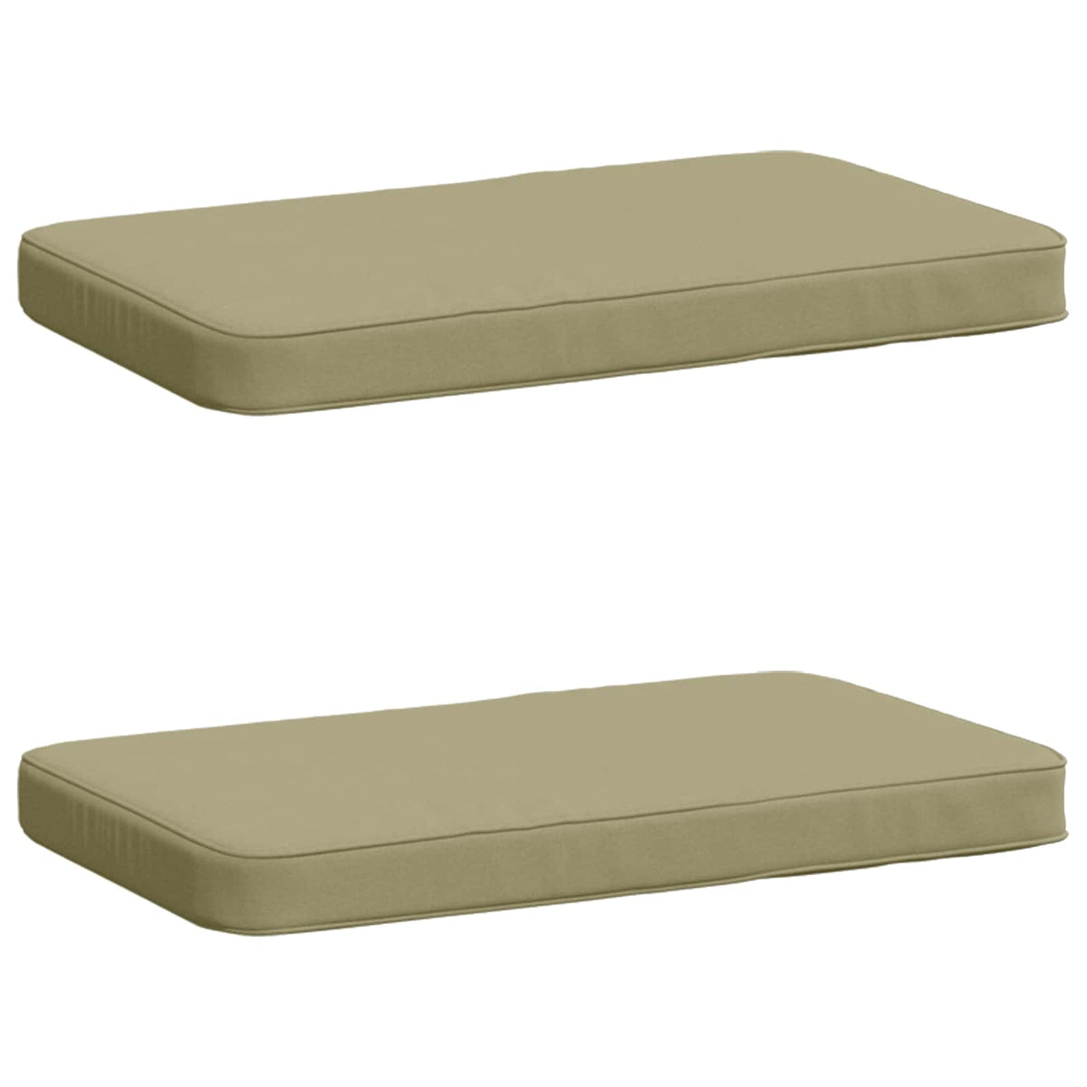 2-Piece Bench Cushions VUGHT 2 pcs 100% Polyester Light Green
