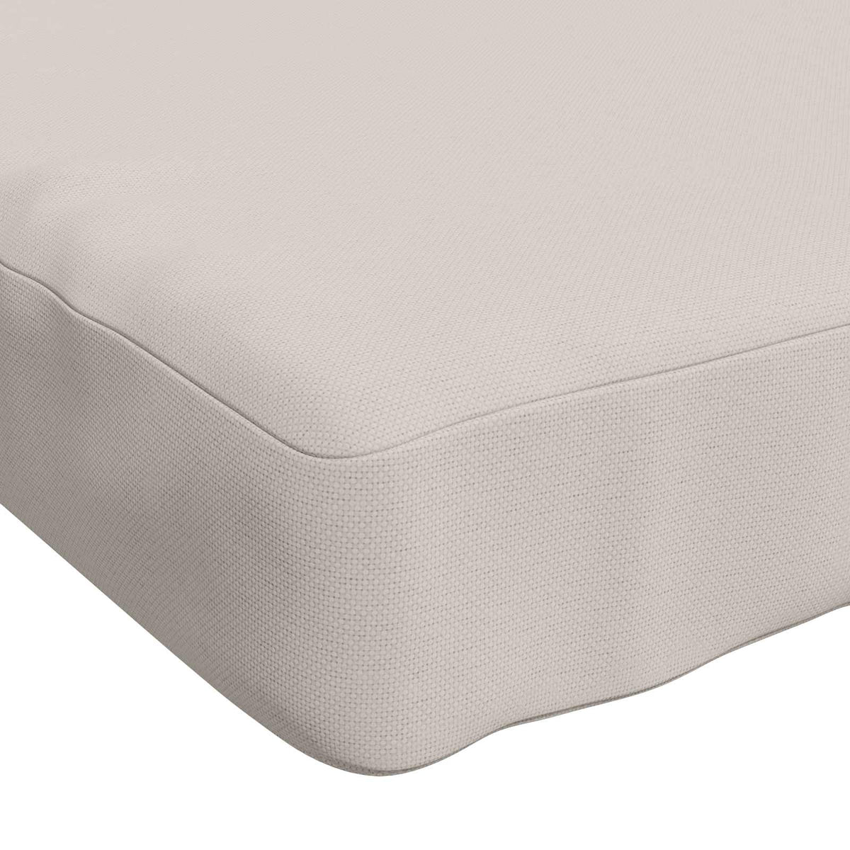 1-Piece Bench Cushion VUGHT 100% Polyester White 60 x 40 x 5 cm