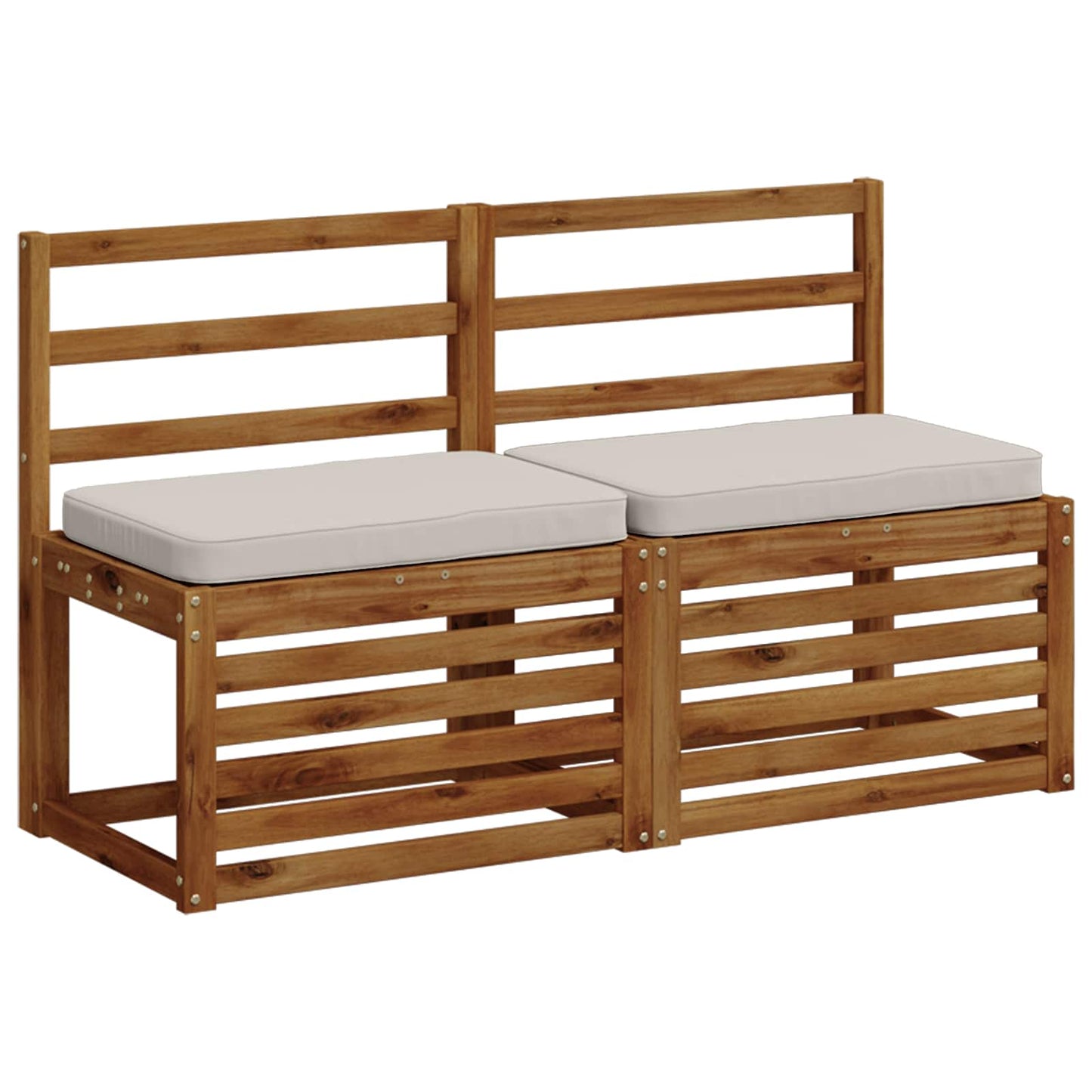 1-Piece Bench Cushion VUGHT 100% Polyester White 60 x 40 x 5 cm