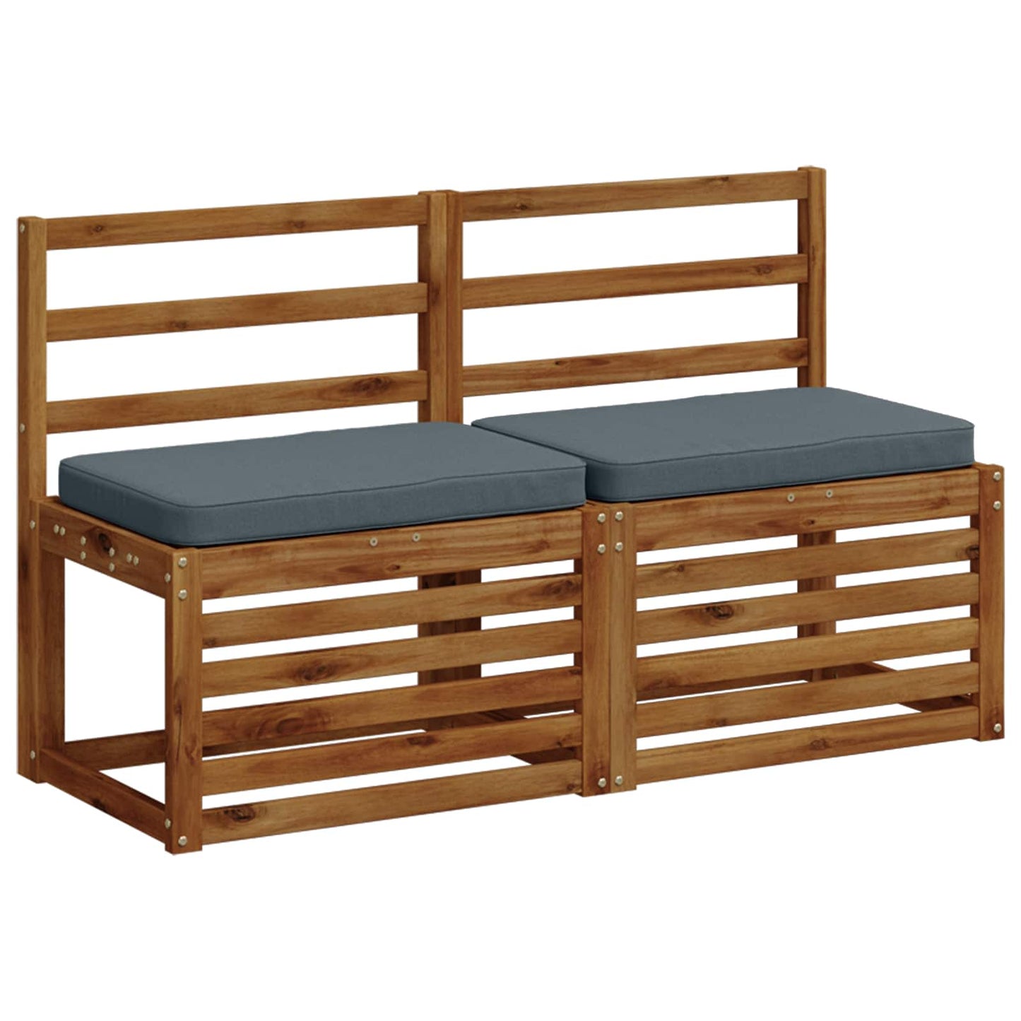 1-Piece Bench Cushion VUGHT 100% Polyester Blue 60 x 40 x 5 cm