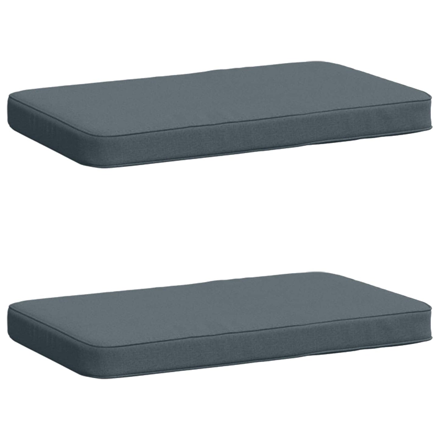 2-Piece Bench Cushions VUGHT 2 pcs 100% Polyester Blue
