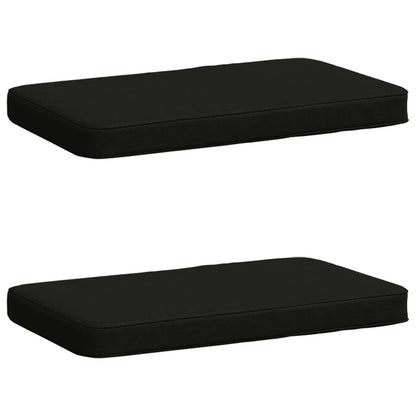 2-Piece Bench Cushions VUGHT 2 pcs 100% Polyester Black