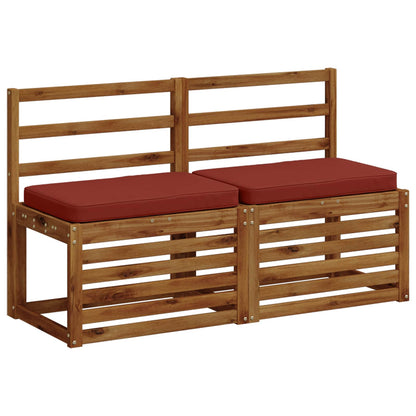 2-Piece Bench Cushions VUGHT 2 pcs 100% Polyester Red