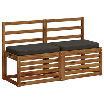 1-Piece Bench Cushion VUGHT 100% Polyester Anthracite
