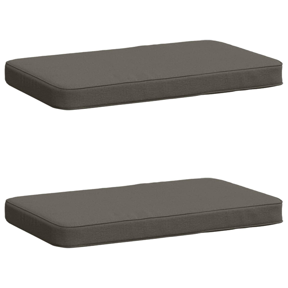 2-Piece Bench Cushions VUGHT 2 pcs 100% Polyester Grey