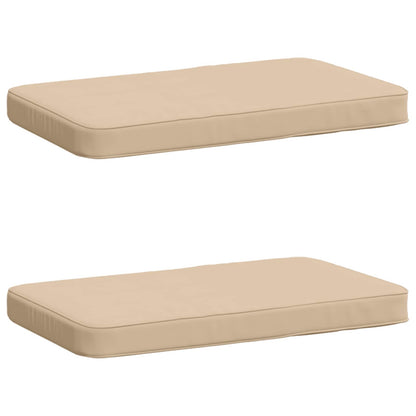 2-Piece Bench Cushions VUGHT 2 pcs 100% Polyester Cream