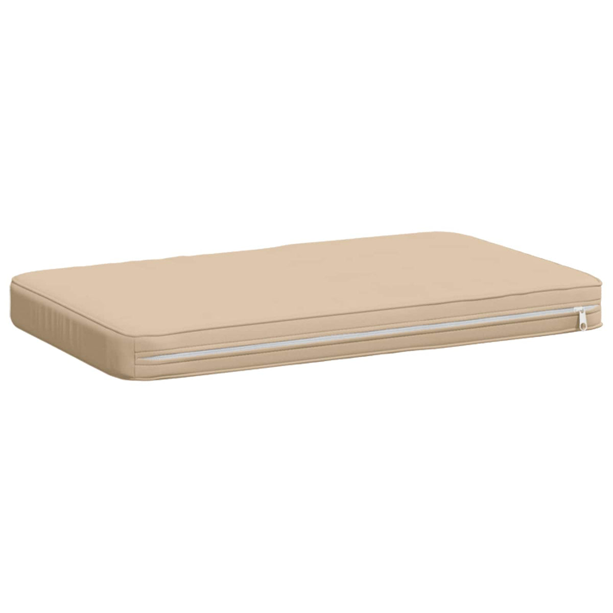 2-Piece Bench Cushions VUGHT 2 pcs 100% Polyester Cream